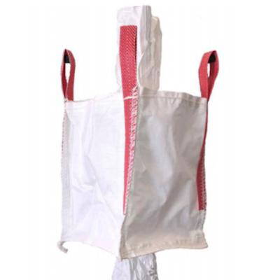 China Breathable Jumbo Bag Fleece Top Spout Bottom 4 Point Lift Handling 90/90/160cm for sale