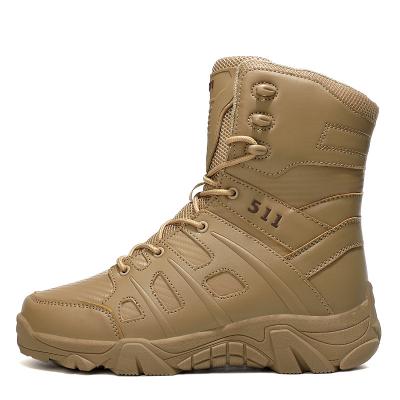 China Outdoor Wholesale Waterproof Training Desert Police Tactics Army Shoes Boots Anti-skid Combat Assault Safety Shoes Anti-skid for sale