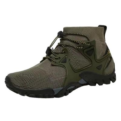 China Cushioning Men's Mountaineering Shoes Reticulated Non-Slip Mountaineering Shoes for sale