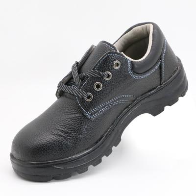 China Waterproof Steel Toe And Leather Band Steel Plate Safety Shoes Site Factory Work Protective Work Shoes for sale