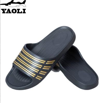 China New Arrival Summer Anti-slippery EVA Rubber Slippers Home Bath Use For Men And Lady Slide Slippers for sale