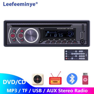 China FM Transmitter Car Radio CD VCD Stereo DVD Player with USB AUX. FM MP3 MP4 In Dash Car Radio Support External Video-Audio Receiver for sale