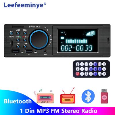 China FM Transmitter Dual USB Car FM Radio MP3 Player with 1 Din Handsfree Stereo Audio Receiver 1din Autoradio Autoradio for sale