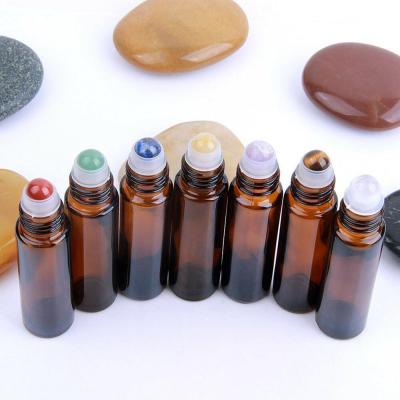 China Multifunctional 4ml 6ml 8ml 10ml Frosted Matte Clear Amber Black Roller Glass Bottle With Bamboo Plastic Aluminum Cap For Perfume Essential Oil for sale