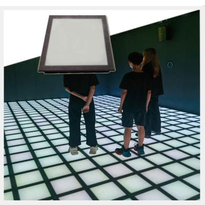 China Theme Park Party Floor With Dancing Lights For Wedding Interactive Led Disco Dance Floor for sale