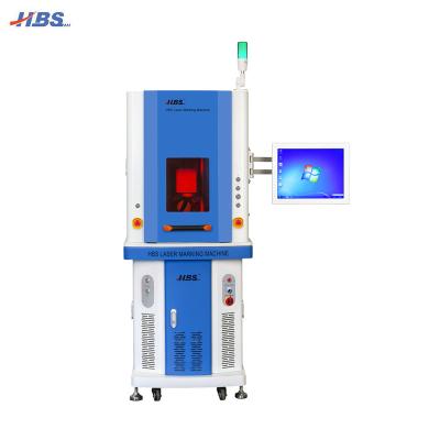 China Laser 1 Class Fiber Laser Marking Machine / Germany Standard Fiber Laser Marking Machine With Enclosure for sale