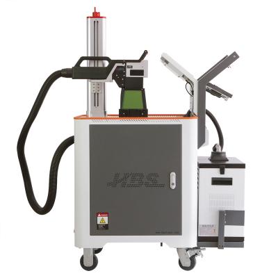 China Laser marking HBS new design portable handheld laser marking machine with safe cover /laser marker HBS-GQ-20C for sale