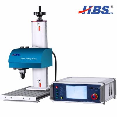 China Type Dot Peen Marking Machine Metal Materials Marker Identification Plate/Serial Number/VIN Number Electric Table for sale