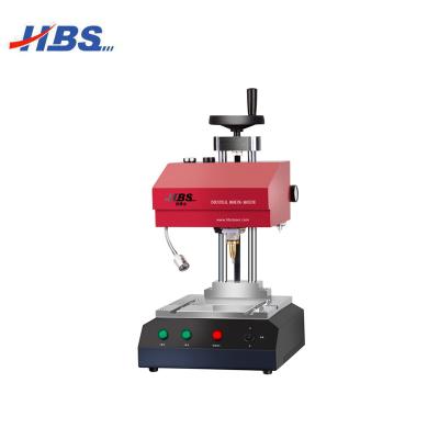 China Pneumatic metal materials dot peen marking machine/desktop nameplate dot pin engraving machine for sale