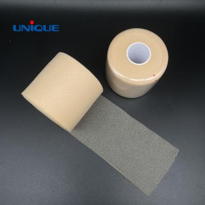 China Lightweight Foam Professional Soft Without Adhesive Elastic Breathable Sponge Under Wrap PU Foam Bandage for sale