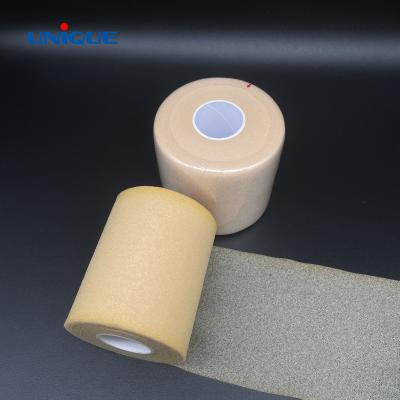 China Lightweight Lightweight Foam 7cm*27m Polyurethane Foam Pre-tape Protective Underwrap For Gym Sports Support for sale