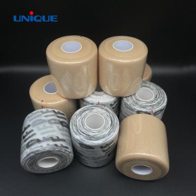 China Professional Soft Polyurethane Foam Without Adhesive Elastic Breathable Foam Under Wrap Tape for sale