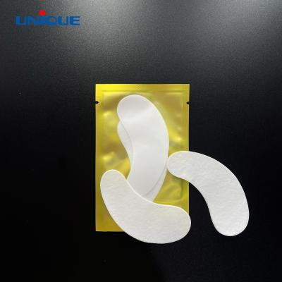 China Manufacturer New Technology Nonwoven Anti-wrinkle White Under Eye Gel Patch For Eyelash Extension for sale