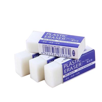 China Free Sample Office Eraser / White Rectangle Eraser Online Shopping School Office Use Wide Pencil Eraser for sale