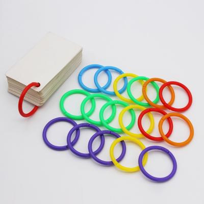 China Double Loop Design New Arrival Button Binding Book Ring Clip for sale