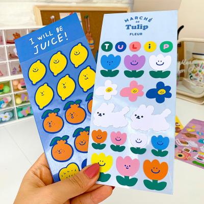 China Creative Cute Korean Decorative Mobile Phone iPad Style Central Institute of Statistics Stickers Cartoon Sticker Stickers for sale