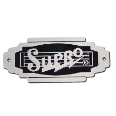 China Custom Home Appliances High End Europe Metal Nameplate Manufacturer Manufacturing 3D Aluminum Brand Logo Nameplate for sale