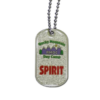 China Custom Epoxy Coated Military Metal Dog Tag ID Tag From Europe China Factory for sale