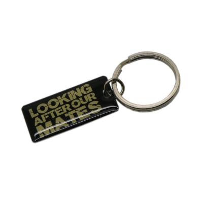 China Dongguan Metal Manufacturer Custom Key Chain Epoxy Personalized Metal Logo Key Chain for sale