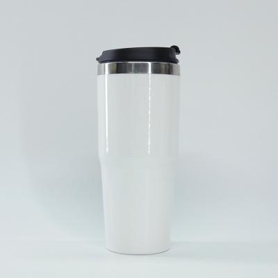 China 2021 design reusable takeaway coffee cups double wall with lid for sale