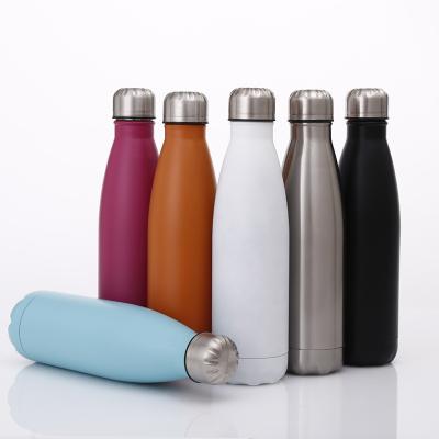 China OEM 500ml double wall stainless steel vacuum water bottle for sale