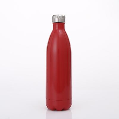 China Stainless steel vacuum sport bottle with cola bottle shape for travel for sale