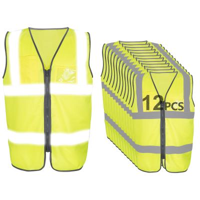 China LX Soft High Visibility Reflective Safety Vest With Adjustable Width for sale