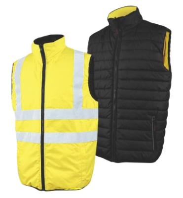 China High Quality Water Proof Hi-strength Safety Waterproof Windproof PU Coated Warm Vest Jacket Customized for sale