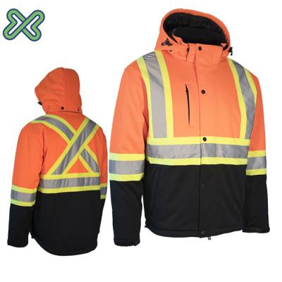 China Reflective Safety Jacket Mens Safety Jacket Parka Hi Viz Mining Safety Jacket for sale