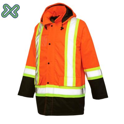 China Parka Hi Force Road Safety Jacket Pavement Safety Reflective Waterproof Product for sale