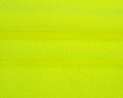 China 100% Polyester EN20471 Fluorescent PK Fleece Windproof Fabric For Wind Safety Sweatshirt for sale