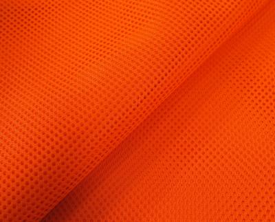 China EN20471 Fluorescent Wholesale High Visibility Polyester Mesh Fabric For Reflective Vest for sale