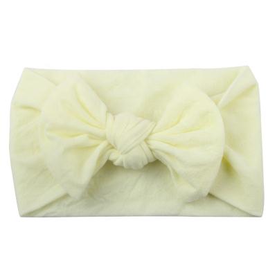 China Wholesale popular popular hair accessories bow twisted knotted hair band turban wrap baby head headband for sale