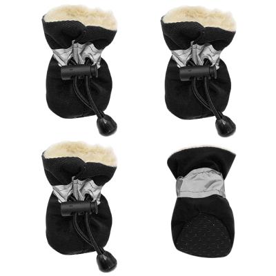 China Winter Autumn Dog Shoes Warm Reverse Sustainable Pet Shoes For Rabbits Dog Shoes for sale