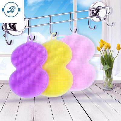 China Wholesale High Quality Viable Viable Tool Silicone Kitchen Sponge Wash Drape With Factory Price for sale