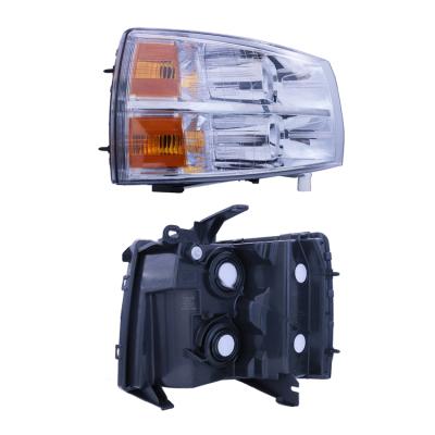 China Car Headlight Apply To Chevrolet Silverado Crystal Black 1500 2007 2013 2014 OEM Standard Sizes for sale