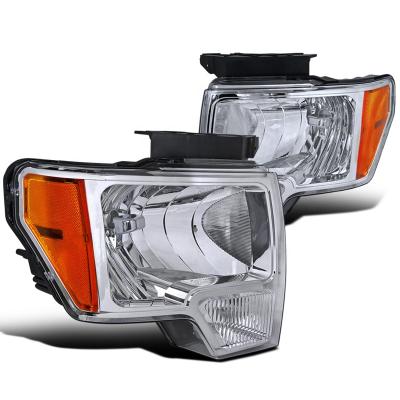 China PC Apply To Car Headlight For Ford F150 Pick Up Head Headlight Lamp 2009-2014 for sale