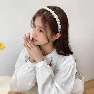 China Female Fairy Headband Mesh Hairband French Twist Super Fine Headwear All-match Hair Bundle Hair Accessories Retro Headwear Accessories for sale