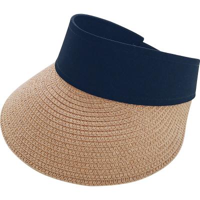 China Empty Top Straw Hat Female Summer Vacation Outdoor Image Sun Hat for sale