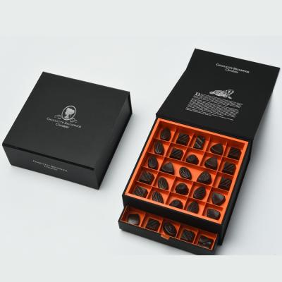 China Hologram Effect Chocolate Truffle Packaging Sliding Drawer Gift Boxes OEM ODM for sale