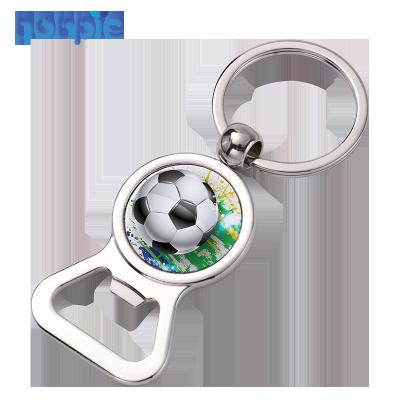 China Key Chain Bottle Opener Sublimation Metal Blank Key Chain for sale