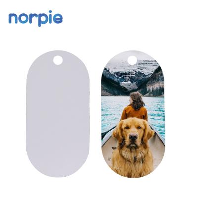 China Durable Double Sided Aluminum Dog Tags Manufacturer Wholesale DIY Double Sided Dog Tags Printed Sublimation Aluminum Pet ID Tags Dog Tag for sale