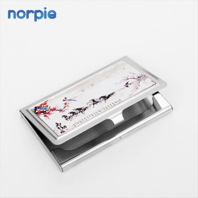 China Blank Business Men's Business Card Holder Stainless Steel Sublimation Business Card Holder for sale