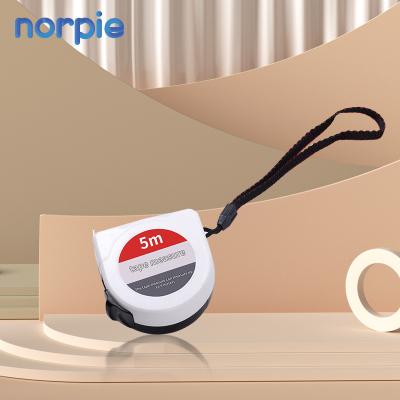 China ABS & Bulk Retractable High Quality Sublimation Plastic White 5m Steel Tape Measure for sale