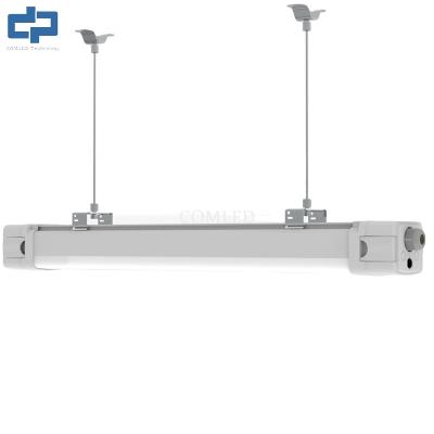 China 20W 2FT Linear Led Light Fixture With Sensor IP66 IK10 Led Batten Fitting for sale