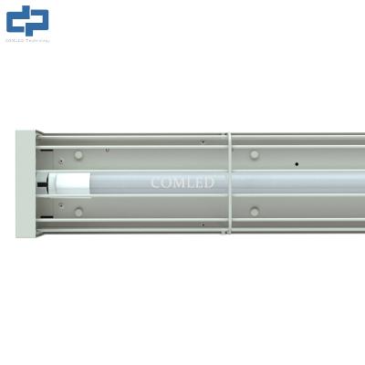 China 9W 3000K T8 LED Batten Light 2FT Single Tube IP20 T8 Tube Light Fixture for sale