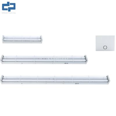 China Weatherproof 2FT T8 Twin Led Tube Light Fitting Double Tube LED Light 18W 2800K 6500K for sale