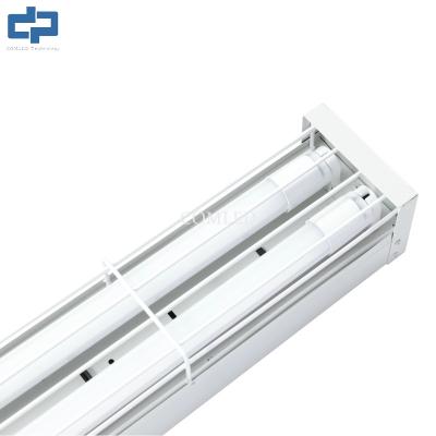 Chine 18W 2ft T8 avec tubes jumeaux résistant aux intempéries Dimmable LED Batten T8 tube luminaire à vendre