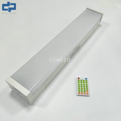 China Emergency  IP20 LED Linear Hanging Lights 110-140lm/W Linkable LED Linear Light for sale