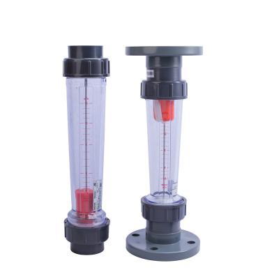 China Durchflussmessgerät Rotameter Durchflussmessgerät Kunststoffröhre Durchflussmessgerät 300-3000L/H Wasser Durchflussmessgerät zu verkaufen